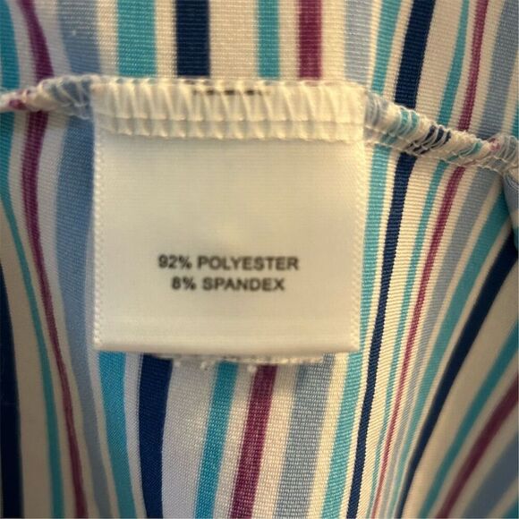 Peter Millar Men's Striped Golf Polo Shirt Multicolor Size S - Picture 10 of 14